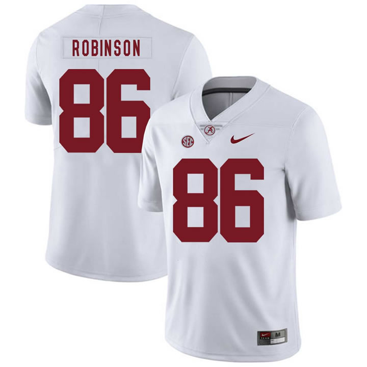 Alabama Crimson Tide 86 A'Shawn Robinson White Nike College Football Jersey Dzhi,We sell and wholesale Alabama Crimson Tide 86 A'Shawn Robinson White Nike College Football Jersey Dzhi on line form chian!